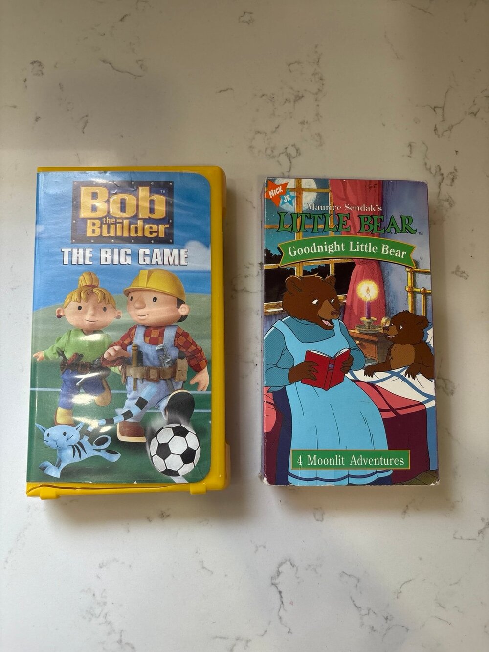 Y2K kids VHS Tapes Bundle: Little Bear and Bob the Builder